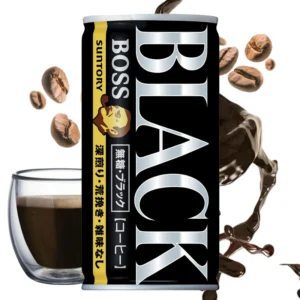 Café negro sin azúcar Suntory Boss Black