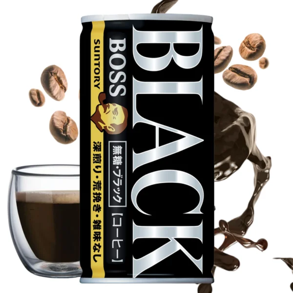 Café negro sin azúcar Suntory Boss Black