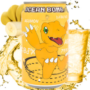 Ocean Bomb de banana edición Digimon (Agumon)