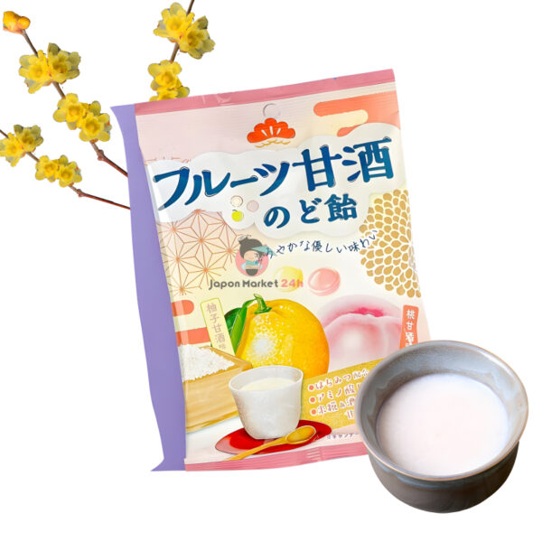 Caramelos Senjakuame Amazake sabor a frutas