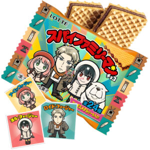 Wafer de chocolate Lotte edición SPY X FAMILY