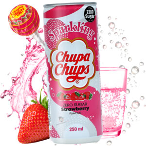 Refresco Chupa Chups Zero sabor a fresa