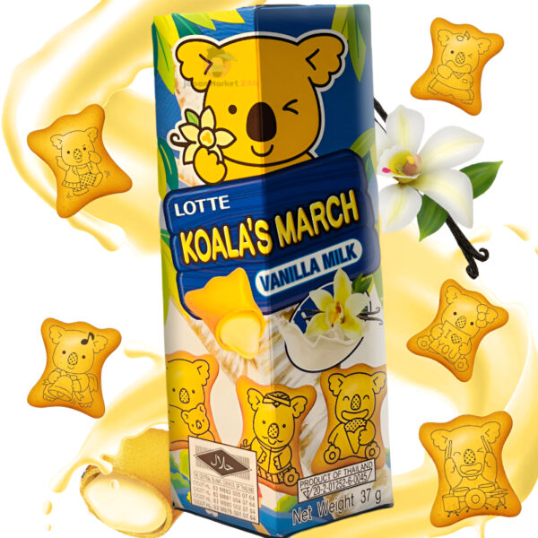 Galletas Lotte Koala´s March sabor a vainilla