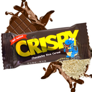 Cereal de arroz Yaokin Crispy sabor a chocolate