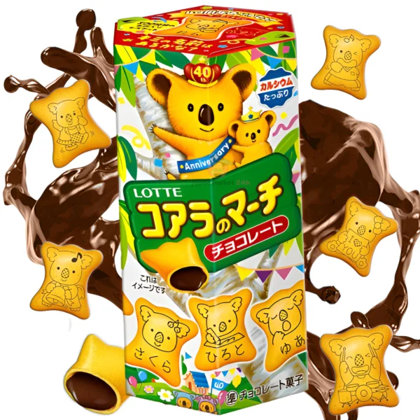 Galletas Lotte Koala´s March con crema de chocolate