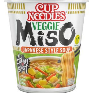 Ramen Nissin sabor a miso con vegetales