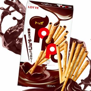 Palitos rellenos de chocolate Lotte Toppo