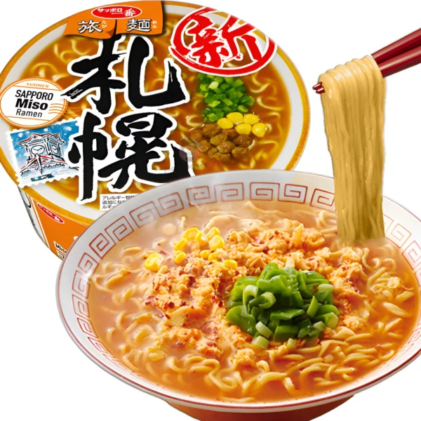 Ramen Sapporo Ichiban Tabimen Sapporo sabor a miso 76g