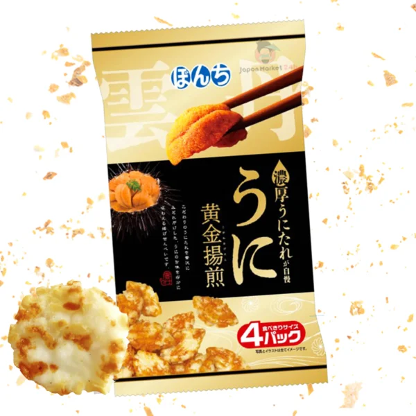 Snack Frito de Arroz Senbei Bonchi sabor Erizo de Mar