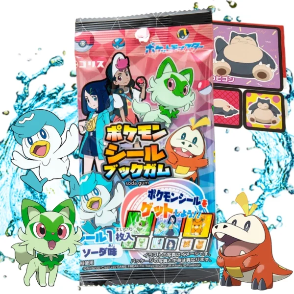 Chicle Coris edición Pokémon con Pegatina