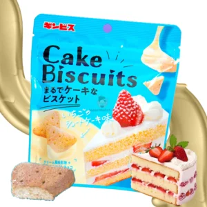 Galletas Ginbis Sabor Tarta de Fresa