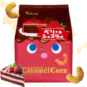 Snack Tohato Caramel Corn Sabor Tarta de Fresa y Chocolate
