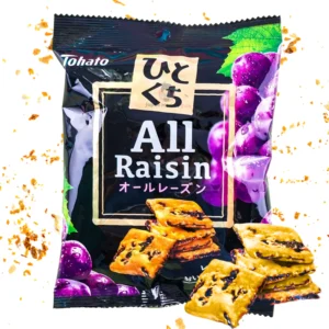 Galletas Tohato Hitokuchi All Raisin con Uvas Pasas