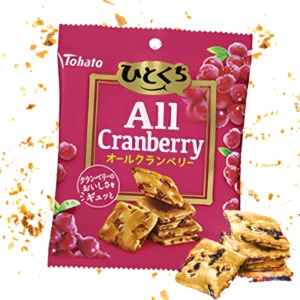 Galletas Tohato Hitokuchi All Cranberry Con Arándanos