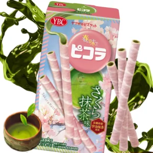 Barquillo YBC Sabor Sakura y Matcha