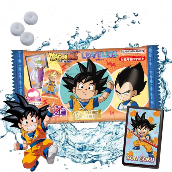 Caramelos Sabor Uva Dragon Ball Daima con Pegatinas Lovelets
