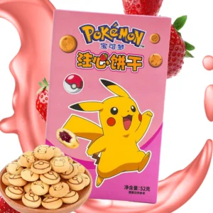 Galletas Rellenas Leda Edición Pokémon Sabor Fresa